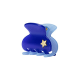 Small Hair Claw Blue Breeze - Gold Star