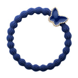 enamel gold butterfly navy