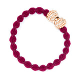 bling bow burgundy red