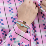 gold heart ballet pink