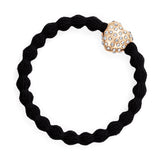 diamante bubble heart black