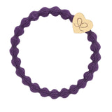gold heart purple