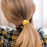 gold heart mustard yellow