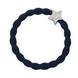 silver diamante star navy