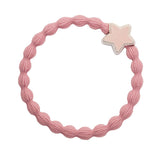 enamel silver star champagne pink