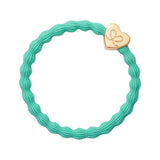 gold heart jungle green