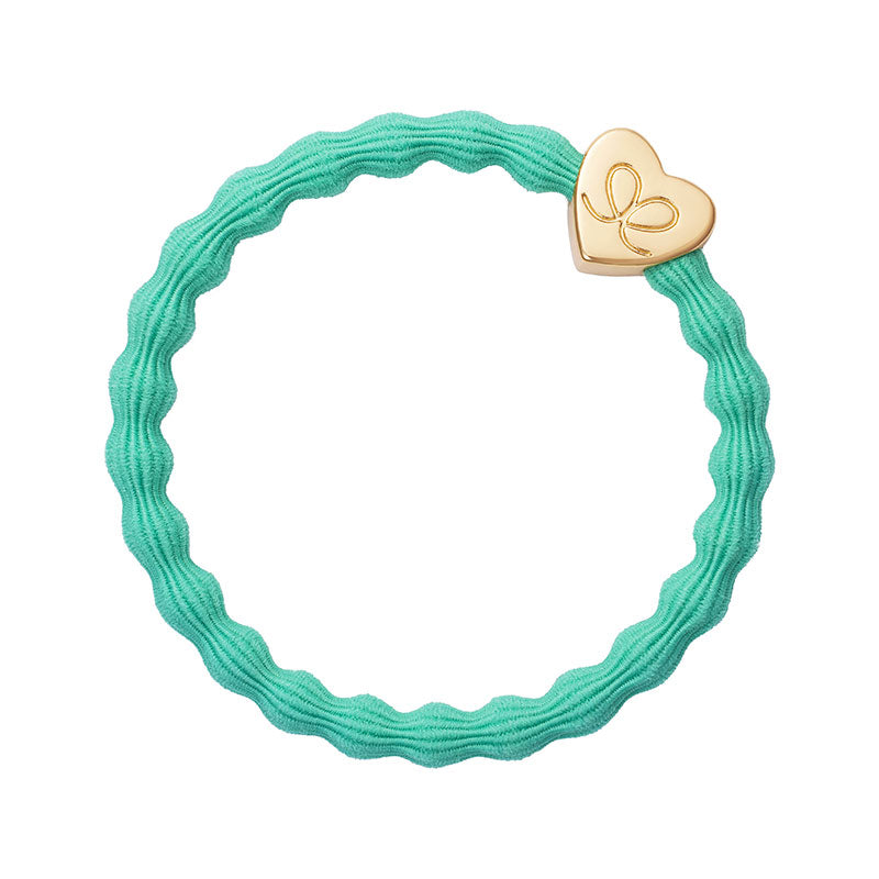 gold heart jungle green