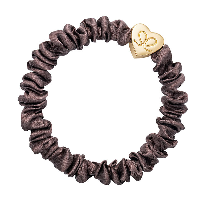 gold heart skinny mocha