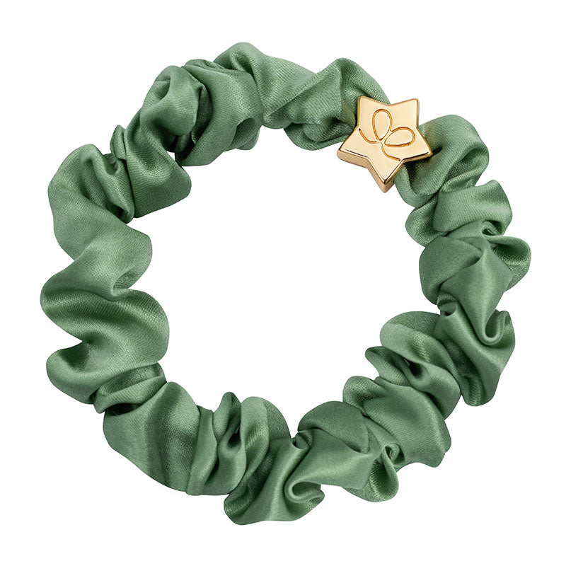 Gold Star Silk Scrunchie – byEloise